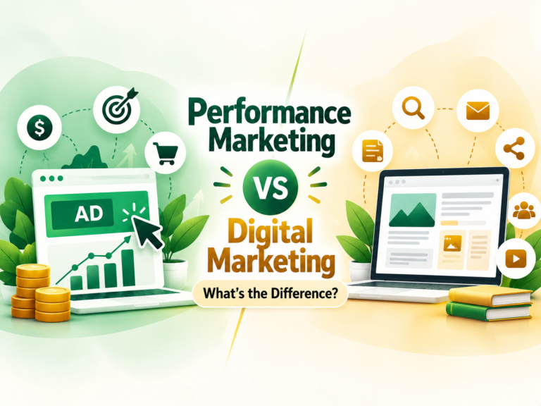 Performance Marketing vs Digital Marketing: What's the Difference?